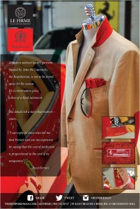 Bespoke Ferrari Jacket with Custom Details